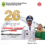 Pemdes Sungai Dusun Ucapkan Selamat HUT ke-26 Kabupaten Tanjung Jabung Timur