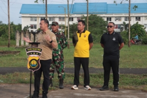 Wabup Tanjab Timur Pimpin Aksi Bersih Pasar Parit Culum 1