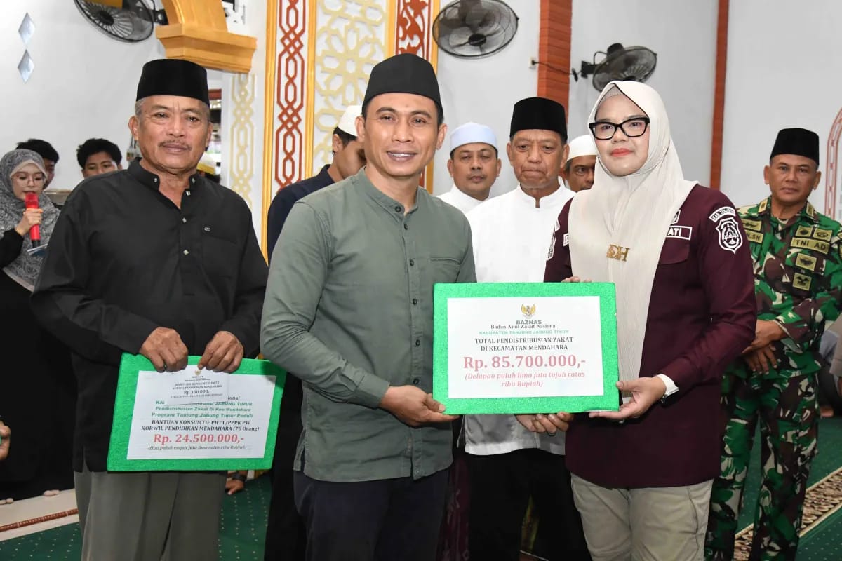 Bupati Tanjabtim Laksanakan Safari Ramadhan 1447 H di Kecamatan Mendahara
