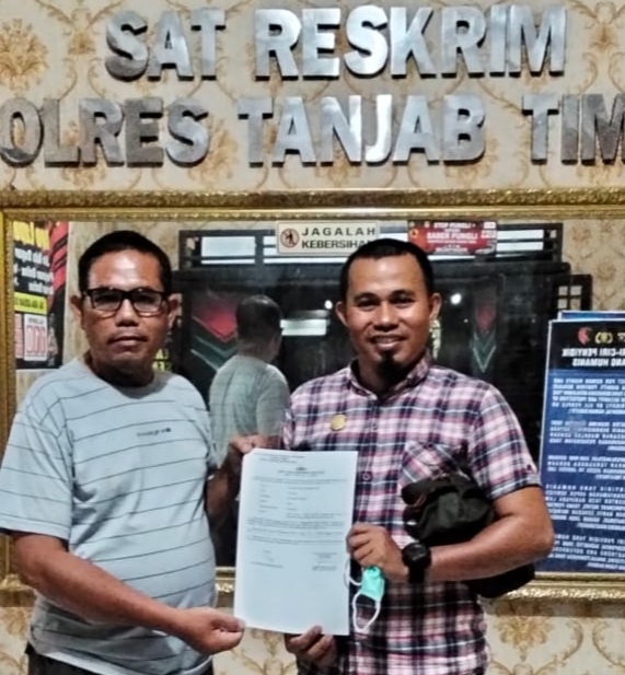 Bendahara SP-GPS Laporkan Dugaan Penggelapan Honor ke Polres Tanjabtim