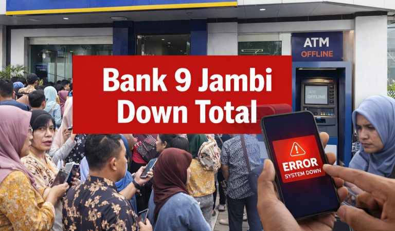 Saldo Raib Misterius, Puluhan Warga Geruduk Kantor Bank 9 Jambi di Kuala Tungkal