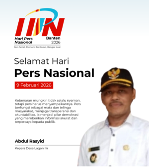 Kades Lagan Ilir Abdul Rasyid Ucapkan Selamat Hari Pers Nasional 2026