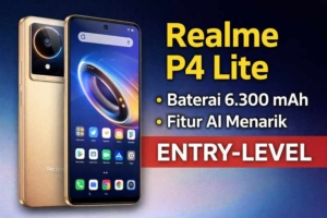 Realme P4 Lite Hadir di Segmen Entry-Level, Bawa Baterai 6.300 mAh dan Fitur AI