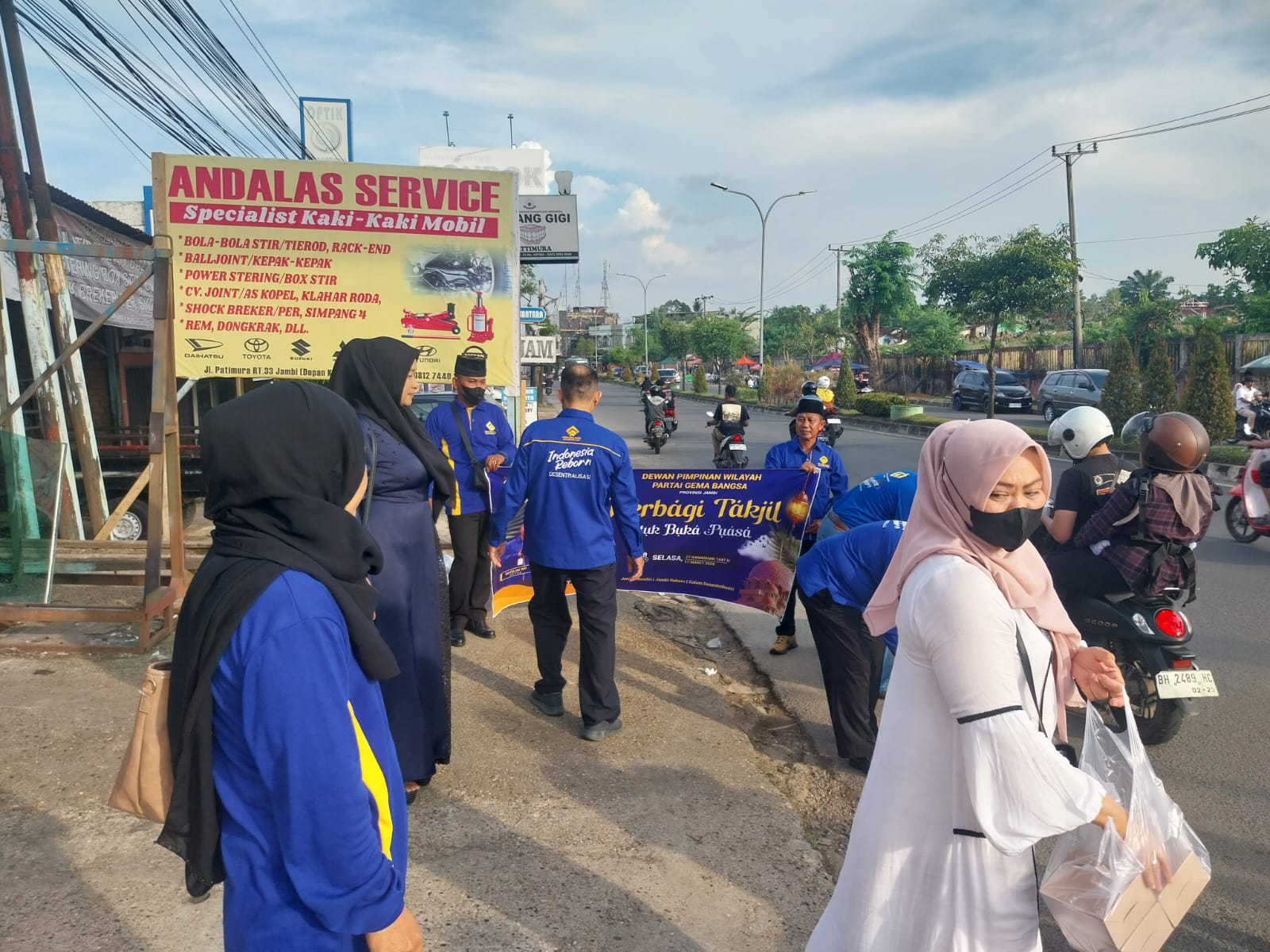 DPW Partai Gema Bangsa Jambi Gelar Buka Puasa Bersama dan Berbagi Takjil