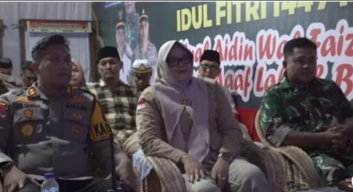 Bupati Tanjab Timur Pantau Sitkamtibmas Malam Takbiran, Pastikan Situasi Aman dan Kondusif