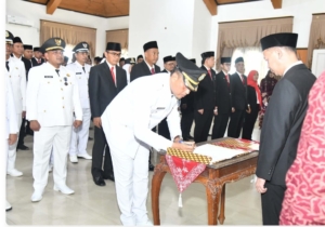 Wabup Muslimin Tanja Lantik 96 Pejabat, Tekankan Integritas dan Kinerja