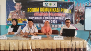 SMP Negeri 5 Tanjab Timur Gelar Forum Komunikasi Publik, Dorong Peningkatan Kualitas Pelayanan