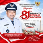 Kepala Desa Catur Rahayu Sampaikan Ucapan HUT ke-81 Kemerdekaan RI